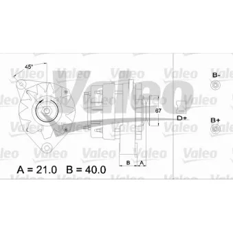 Alternateur VALEO 433358