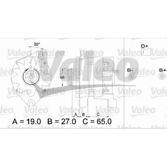 Alternateur VALEO 433364