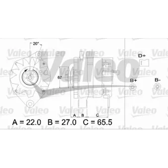 Alternateur VALEO 433374