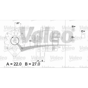 Alternateur VALEO 433375