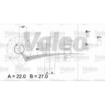 Alternateur VALEO 433376