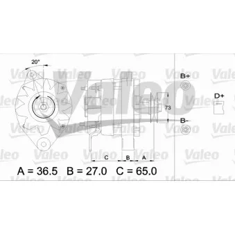 Alternateur VALEO 433380