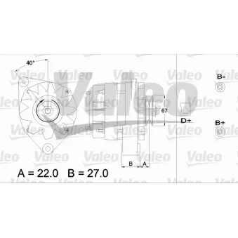 Alternateur VALEO 433384