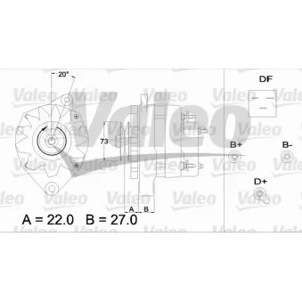 Alternateur VALEO 433392