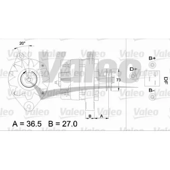 Alternateur VALEO 433395