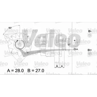 Alternateur VALEO 433411