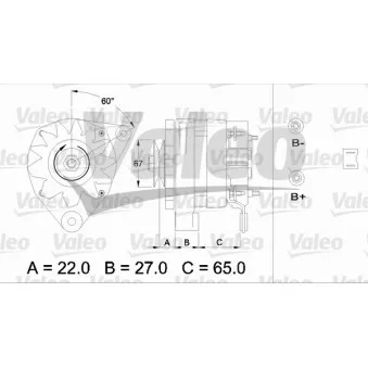 Alternateur VALEO 433430