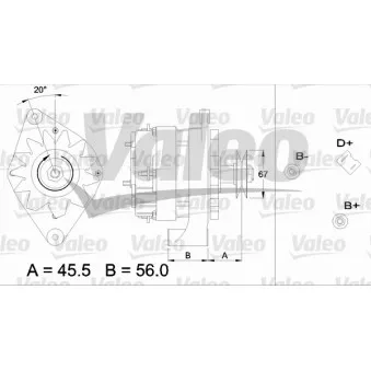 Alternateur VALEO 433442