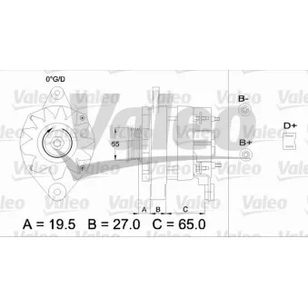 Alternateur VALEO 433444