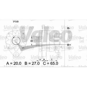 Alternateur VALEO 433445