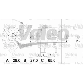 Alternateur VALEO 433446