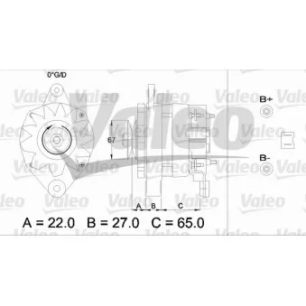 Alternateur VALEO 433448