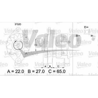 Alternateur VALEO 433450