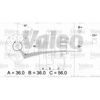 Alternateur VALEO 433454