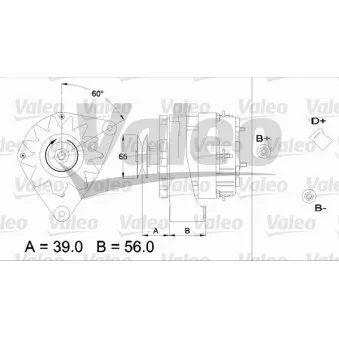 Alternateur VALEO 433455