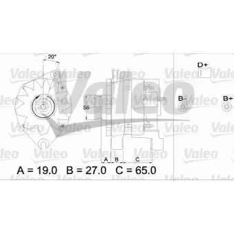 Alternateur VALEO 433457