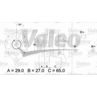Alternateur VALEO 433459