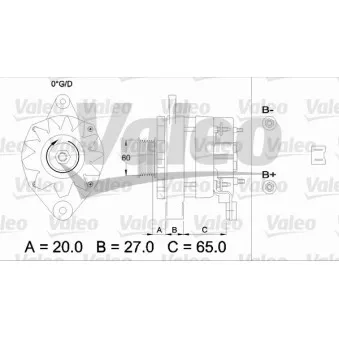 Alternateur VALEO 433461