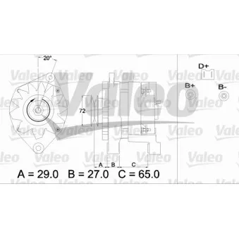 Alternateur VALEO 433464