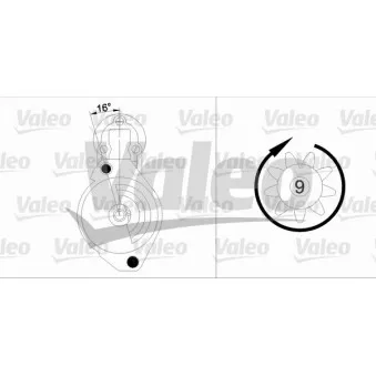 Démarreur VALEO 436006