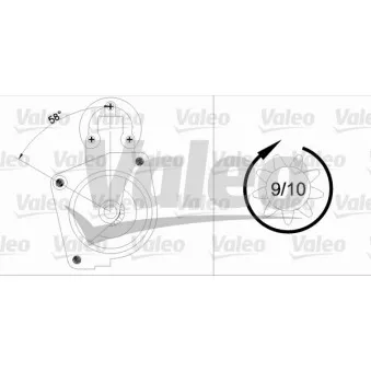 Démarreur VALEO 436008