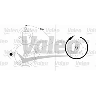 Démarreur VALEO 436013