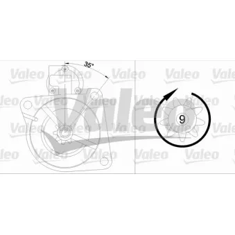 Démarreur VALEO 436044