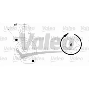 Démarreur VALEO 436046