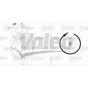 Démarreur VALEO 436083
