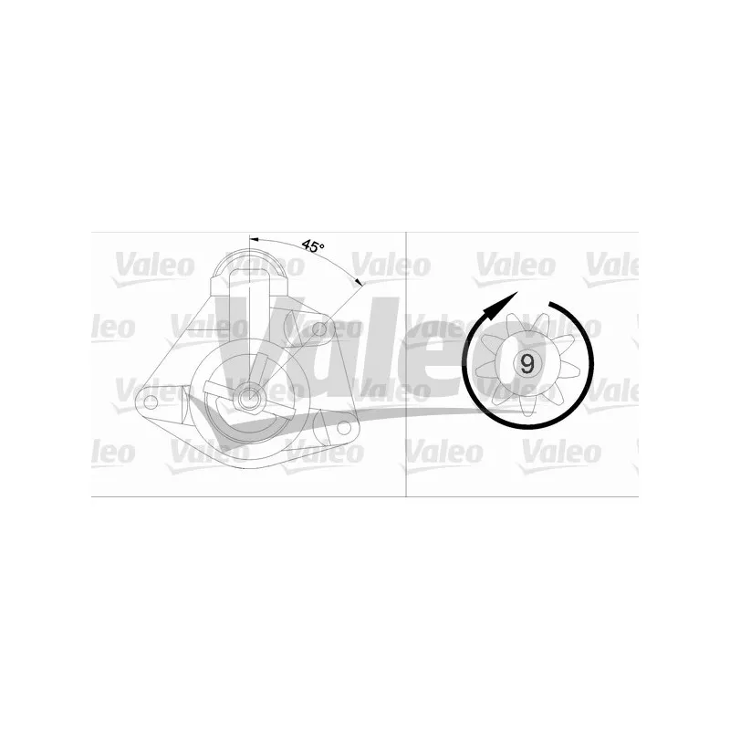 Démarreur VALEO 436089