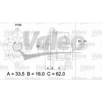 Alternateur VALEO 436109