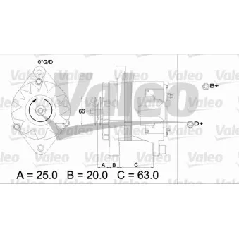 Alternateur VALEO 436111
