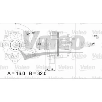 Alternateur VALEO 436118