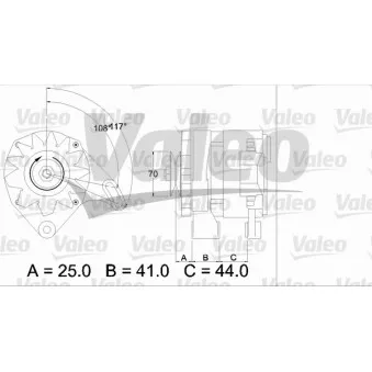 Alternateur VALEO 436147