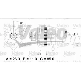 Alternateur VALEO 436169