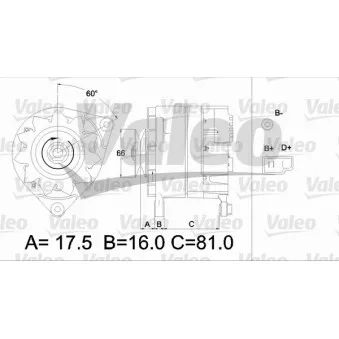 Alternateur VALEO 436173