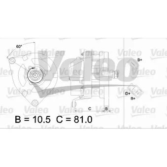 Alternateur VALEO 436175