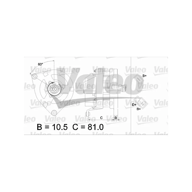 Alternateur VALEO 436175
