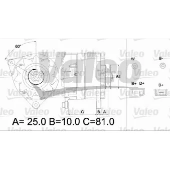 Alternateur VALEO 436179