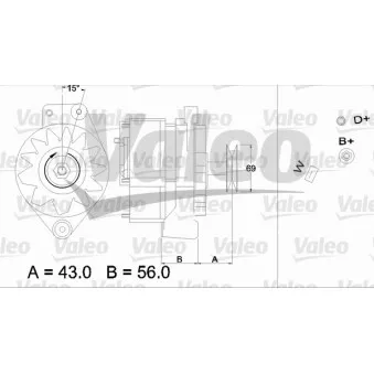 Alternateur VALEO 436193
