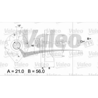 Alternateur VALEO 436196