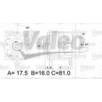 Alternateur VALEO 436223