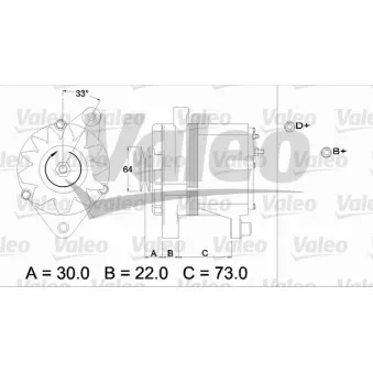 Alternateur VALEO 436235