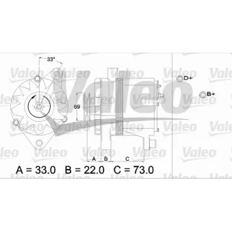 Alternateur VALEO 436236