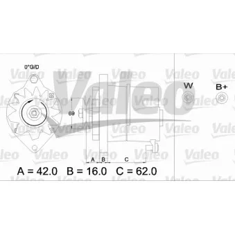Alternateur VALEO 436239