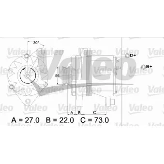 Alternateur VALEO 436242