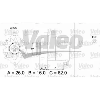 Alternateur VALEO 436243