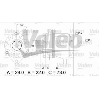 Alternateur VALEO 436244