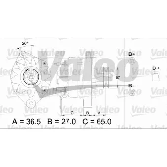 Alternateur VALEO 436246