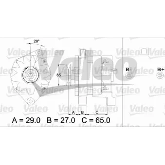 Alternateur VALEO 436250